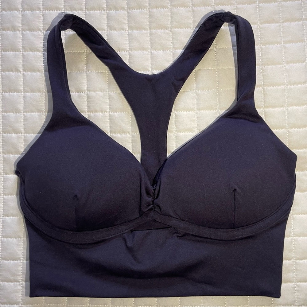 Bombshell Sportswear Keyhole Bralette in Twilight Blue